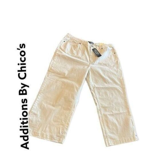 Chicos Additions Comfort Waist Capri pants - Picture 1 of 12